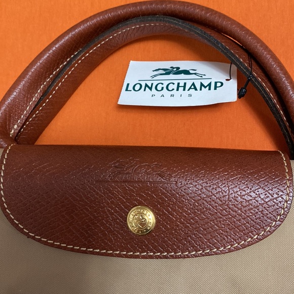 COPY - Longchamp vintage original handbag Le Pliage WITH HANDLE
Cognac Recycled… - Picture 3 of 12